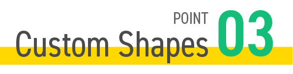 POINT 03 Custom Shapes